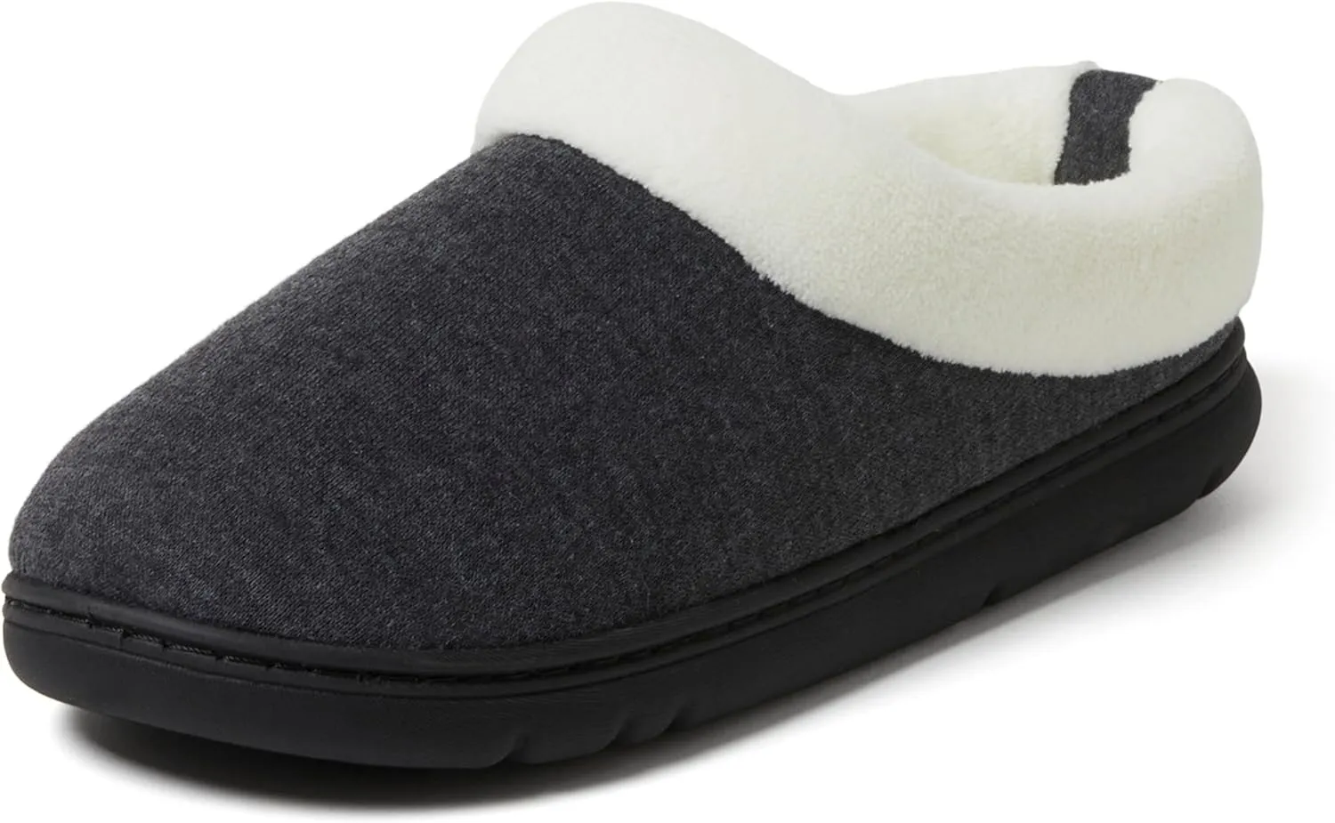 Dearfoams Women's Olive Memory Foam Sweatshirt Clog
