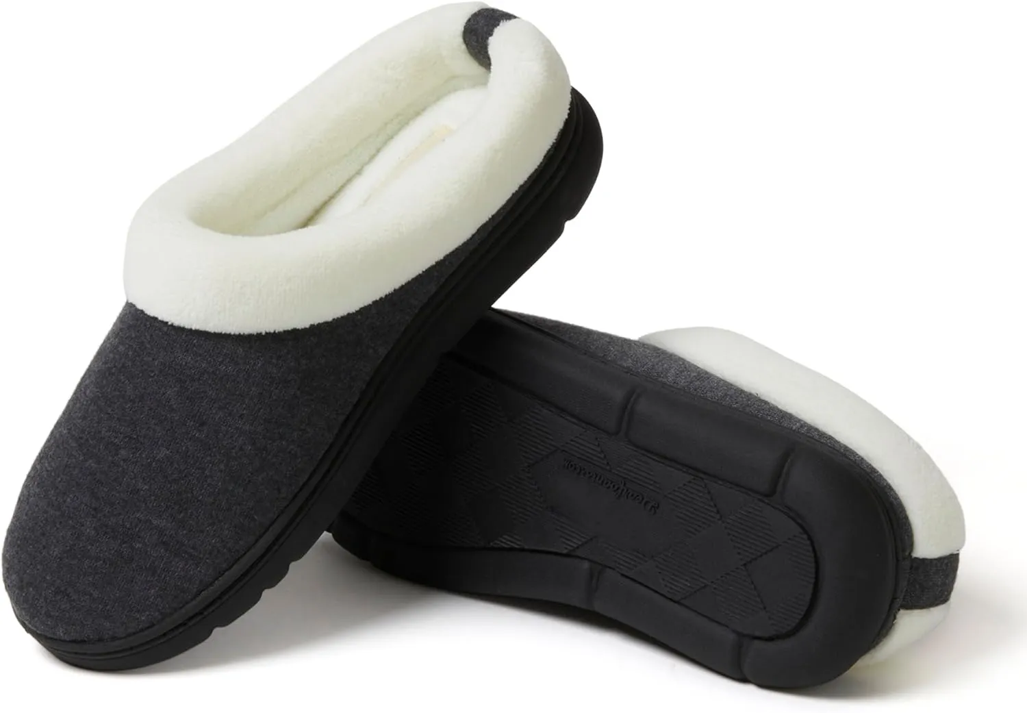 Dearfoams Women's Olive Memory Foam Sweatshirt Clog