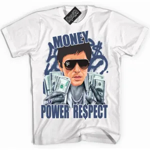 Diffused Blue 11s Sneaker Shirt Tony Montana Graphic