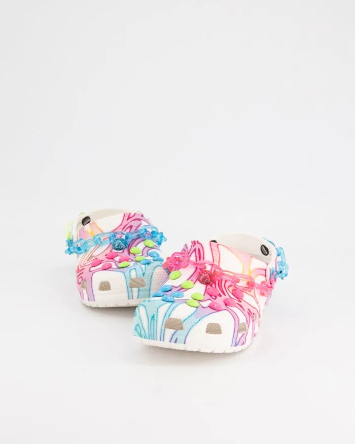 Digital Dopamine Classic Clog - White / Multi