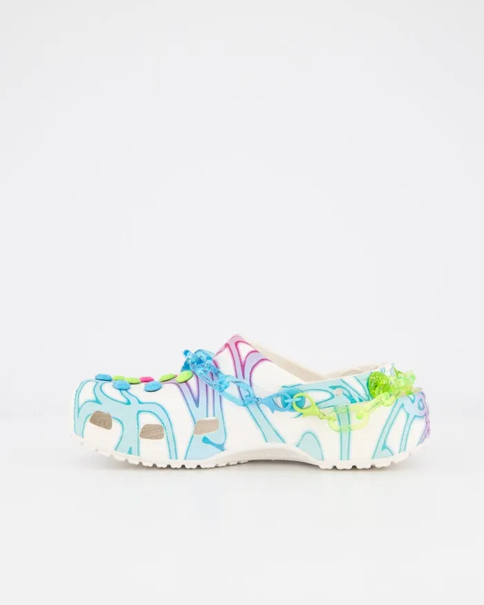 Digital Dopamine Classic Clog - White / Multi
