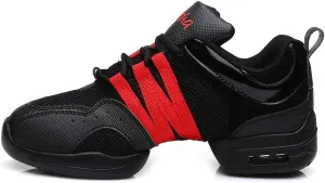 DKZSYIM Men and Women's Boost Dance Sneaker/Modern Jazz Ballroom Performance Dance-Sneakers Sports Shoes,Model B55/B56