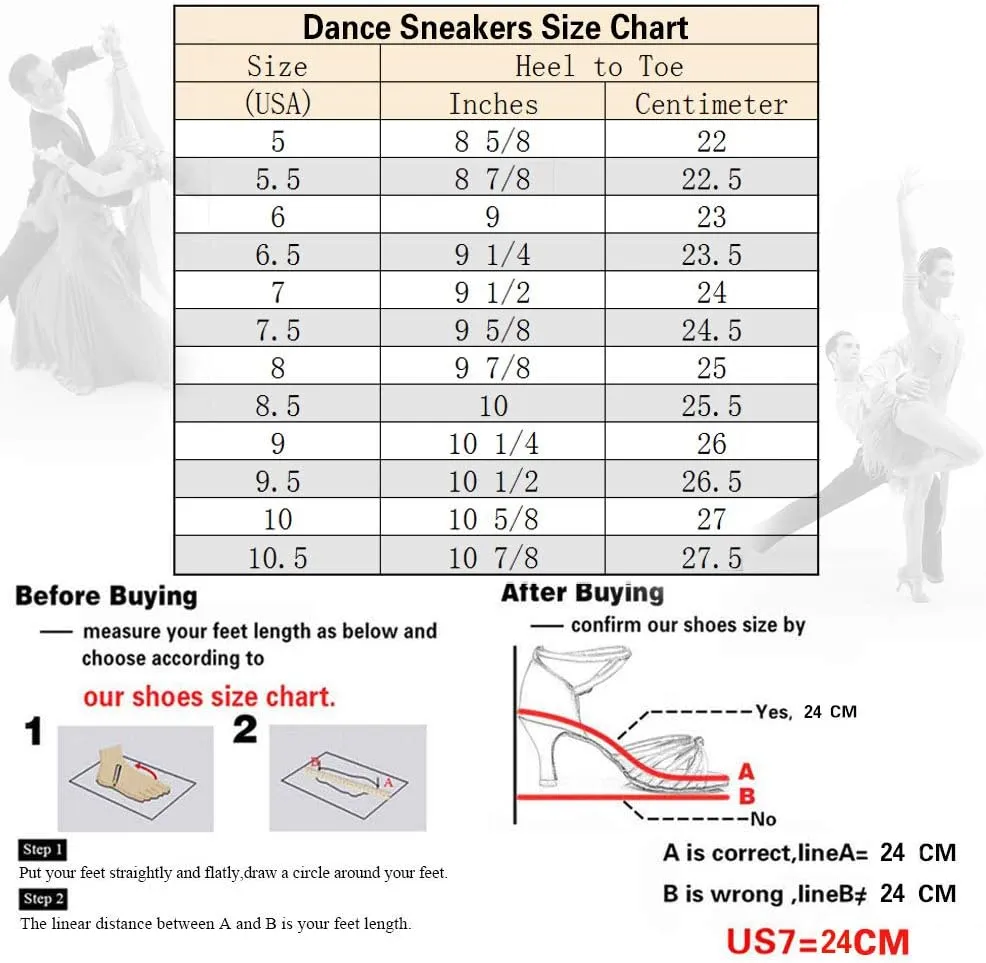 DKZSYIM Men and Women's Boost Dance Sneaker/Modern Jazz Ballroom Performance Dance-Sneakers Sports Shoes,Model B55/B56