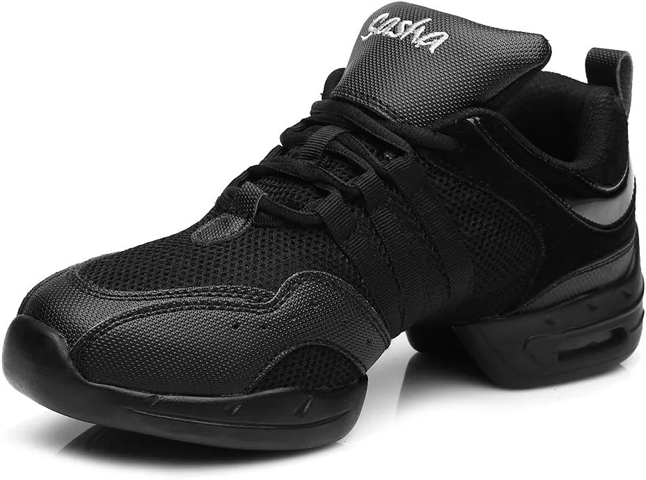 DKZSYIM Men and Women's Boost Dance Sneaker/Modern Jazz Ballroom Performance Dance-Sneakers Sports Shoes,Model B55/B56