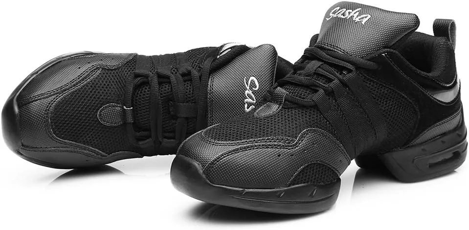 DKZSYIM Men and Women's Boost Dance Sneaker/Modern Jazz Ballroom Performance Dance-Sneakers Sports Shoes,Model B55/B56