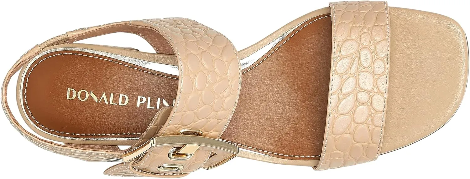 Donald J Pliner Women's Elegant Block Heel Sandal Heeled