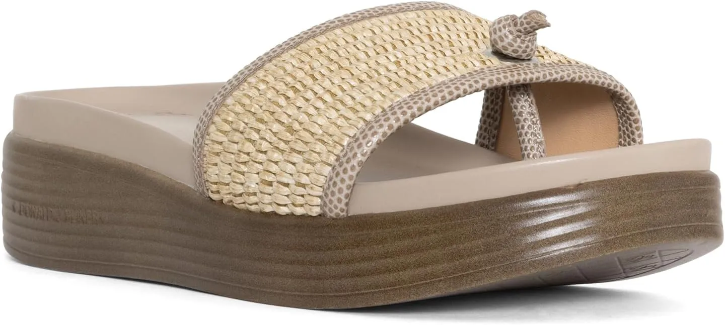 Donald Pliner Women's Farrah Slide Sandals, Women's Summer Sandals, 1,25" Slip-On Sandals for Women