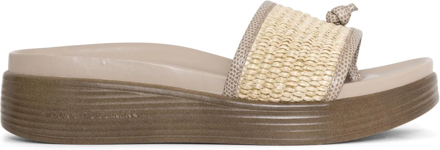 Donald Pliner Women's Farrah Slide Sandals, Women's Summer Sandals, 1,25" Slip-On Sandals for Women