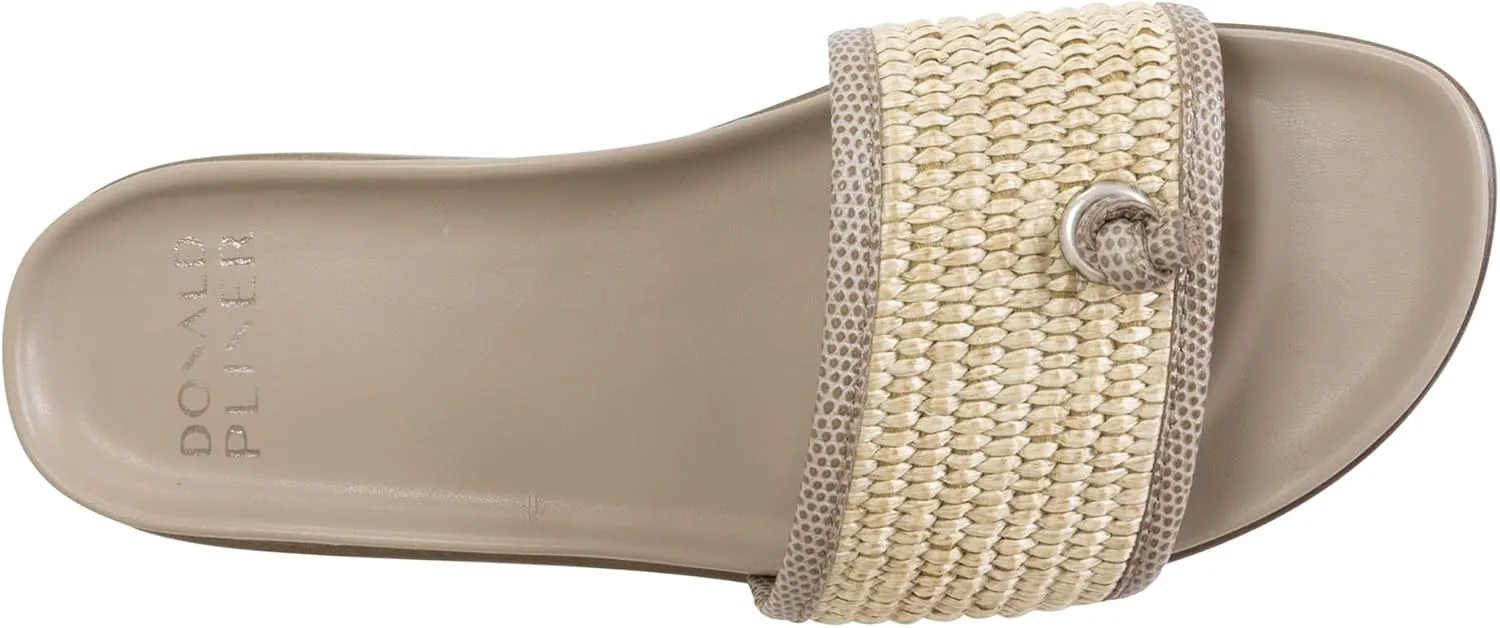 Donald Pliner Women's Farrah Slide Sandals, Women's Summer Sandals, 1,25" Slip-On Sandals for Women