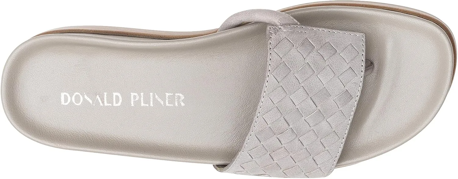 Donald Pliner Women's Fifi Slide Sandals, Women's Summer Sandals, Women’s Shoes, Comfortable Open-Toe Casual Flats