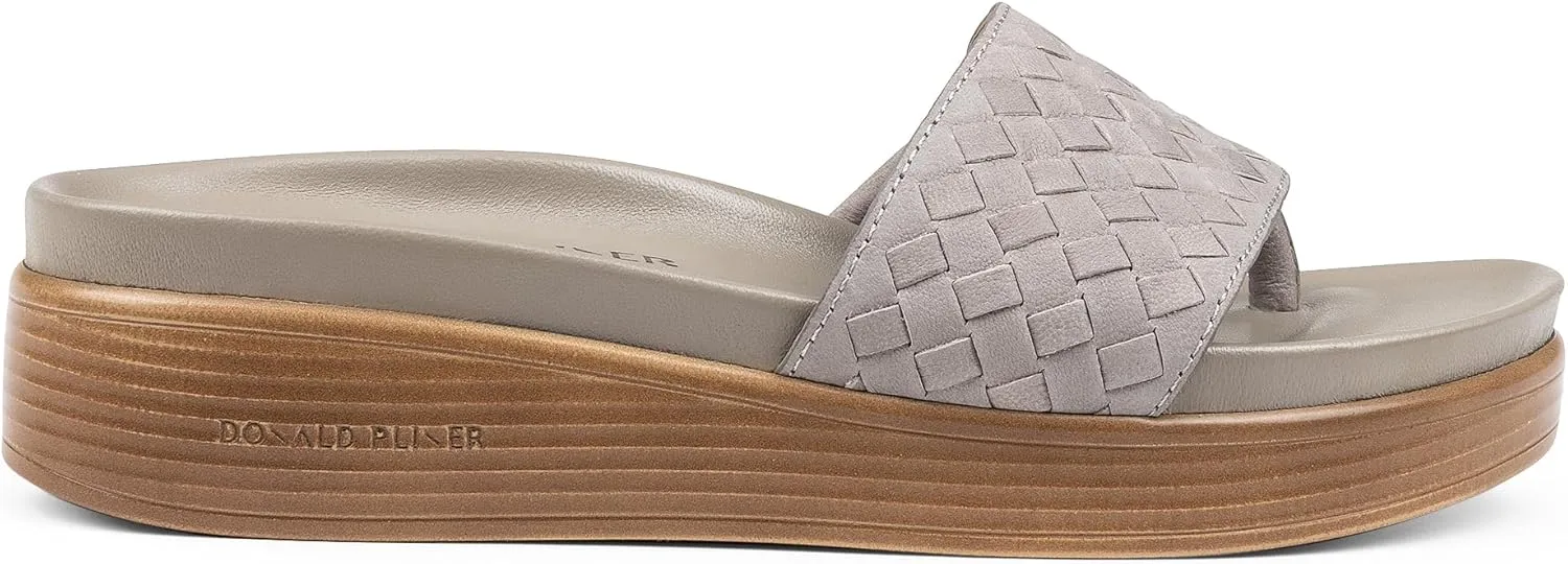 Donald Pliner Women's Fifi Slide Sandals, Women's Summer Sandals, Women’s Shoes, Comfortable Open-Toe Casual Flats