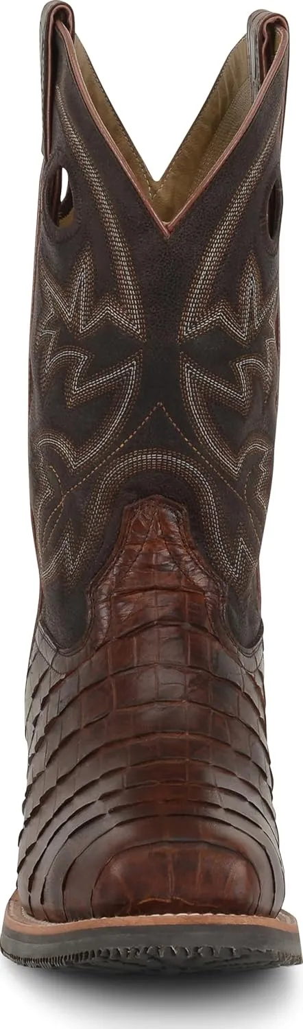 DOUBLE-H Wayne Steel Toe Work Boot for Men - Durable Leather, Slip-Resistant Sole, Comfortable Fit, Ideal for Tough Jobs