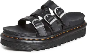 Dr. Martens Women's Blaire Slide Sandal, Black Hydro, 11