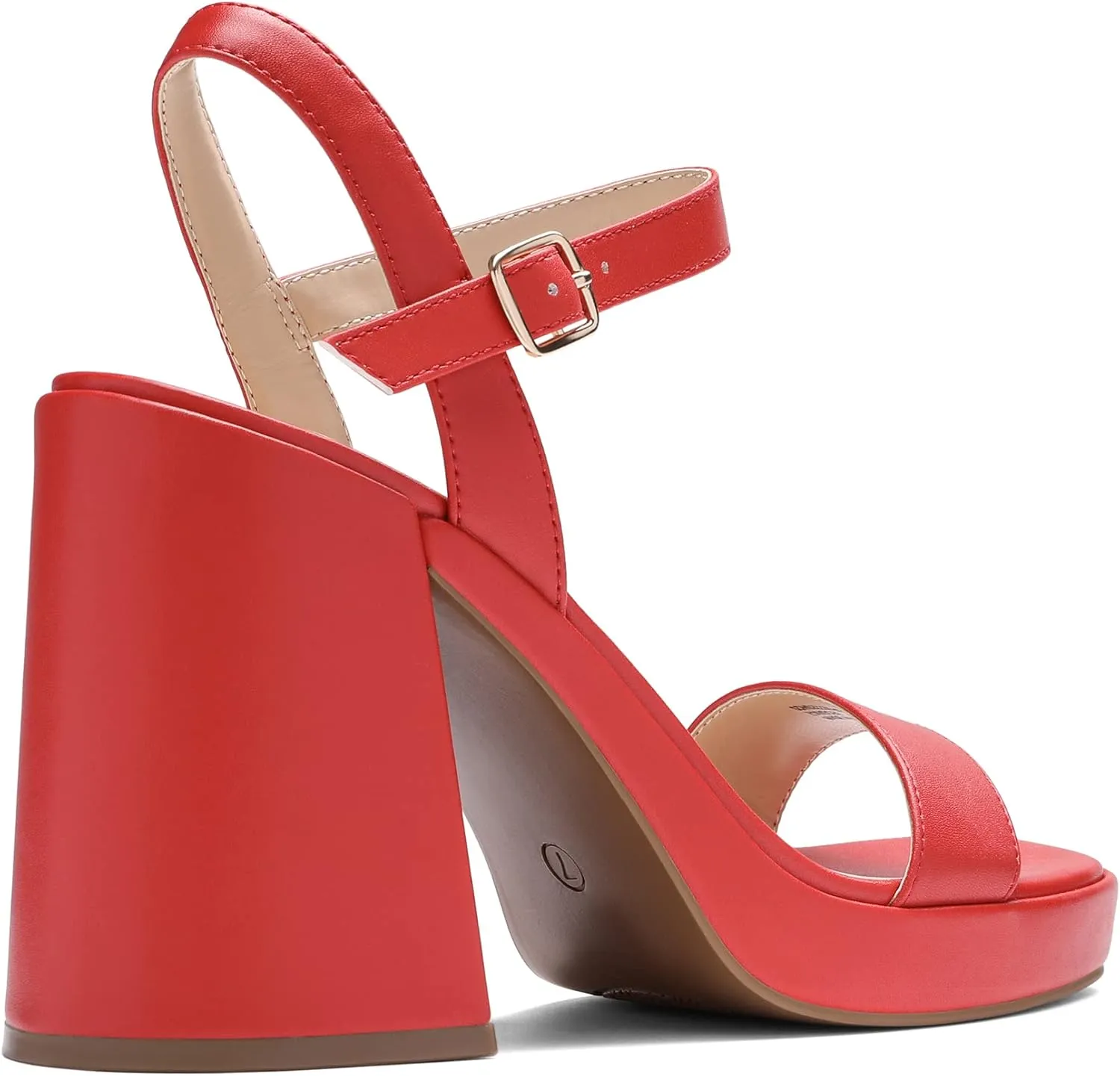 DREAM PAIRS Heels for Women Block Chunky Platform High Heels Open Toe GISELLE Fashion Wedding Party Evening Prom Dance Ankle Strap Dress Pump Sandals Shoes