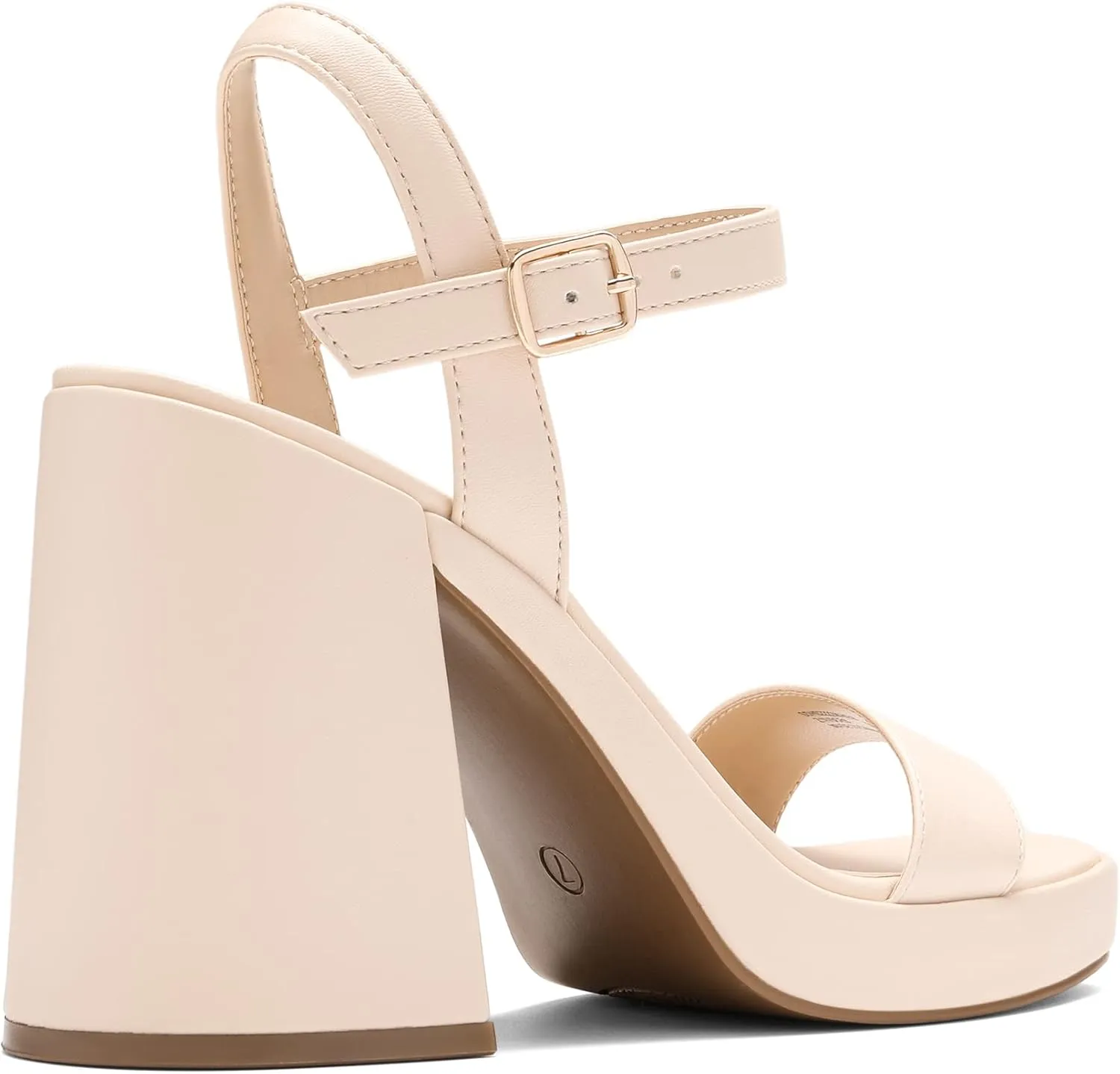 DREAM PAIRS Heels for Women Block Chunky Platform High Heels Open Toe GISELLE Fashion Wedding Party Evening Prom Dance Ankle Strap Dress Pump Sandals Shoes
