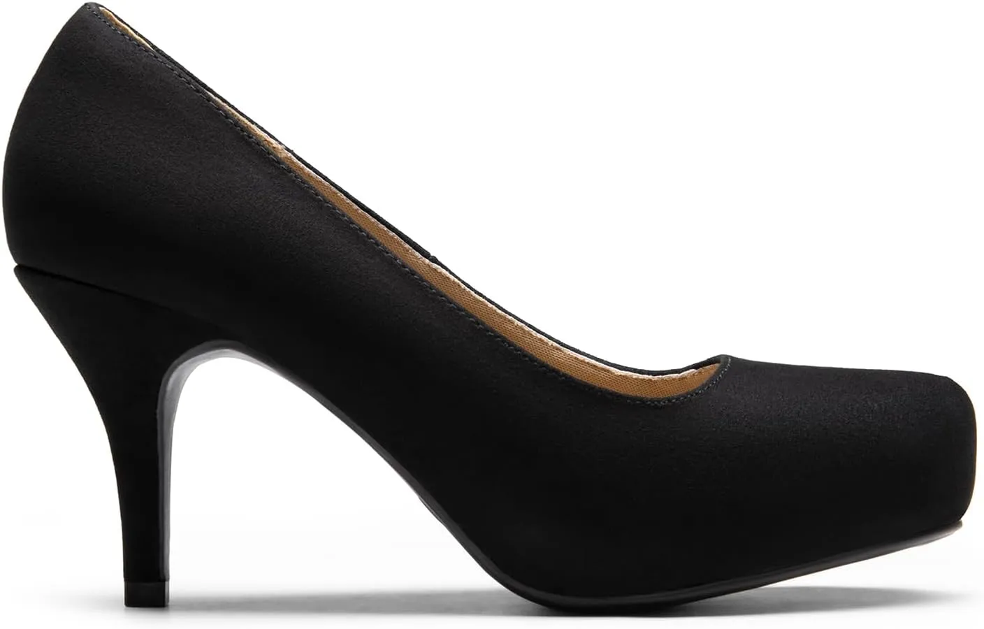 DREAM PAIRS Tiffany Women's Classic Elegant Versatile Low Stiletto Heel Dress Platform Pumps Shoes
