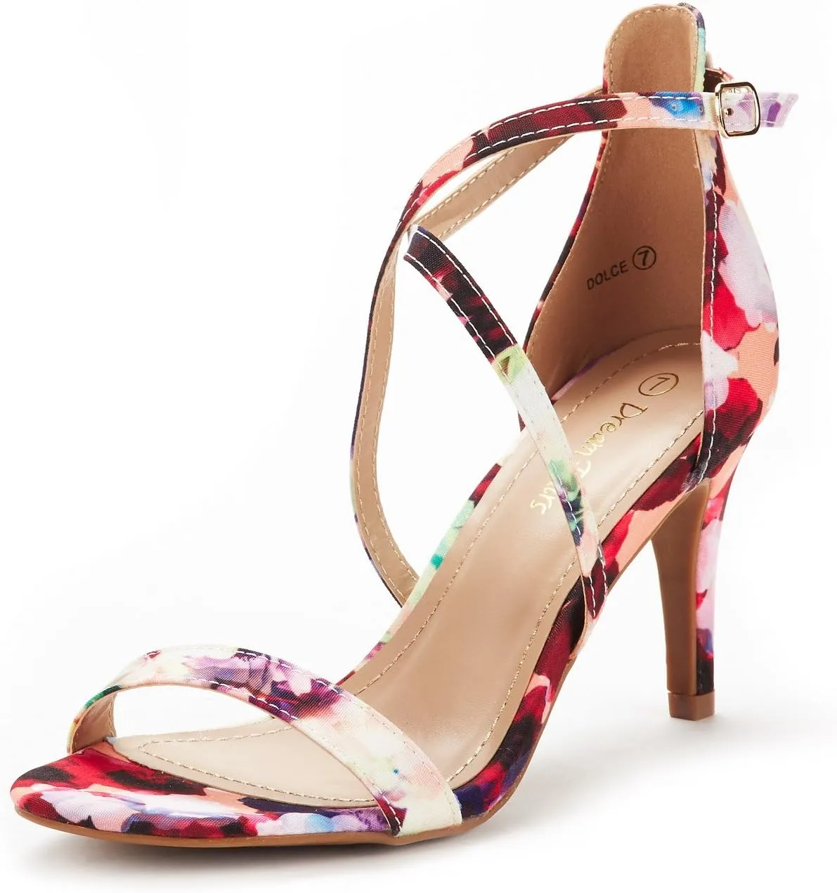 DREAM PAIRS Women's Dolce Fashion Stilettos Open Toe Pump Heel Sandals