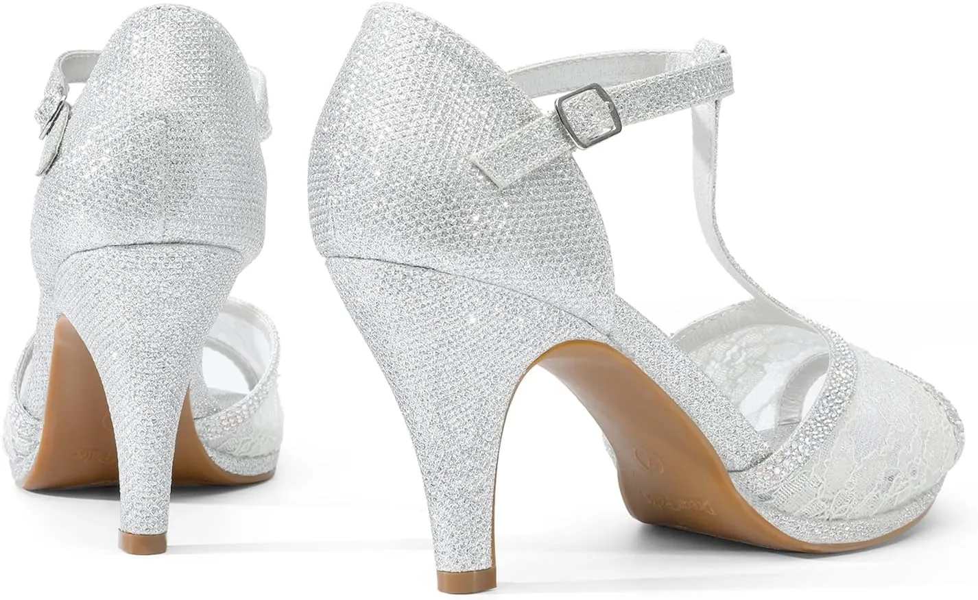 DREAM PAIRS Women's Fashion Stilettos Open Toe Pump Heel Sandals