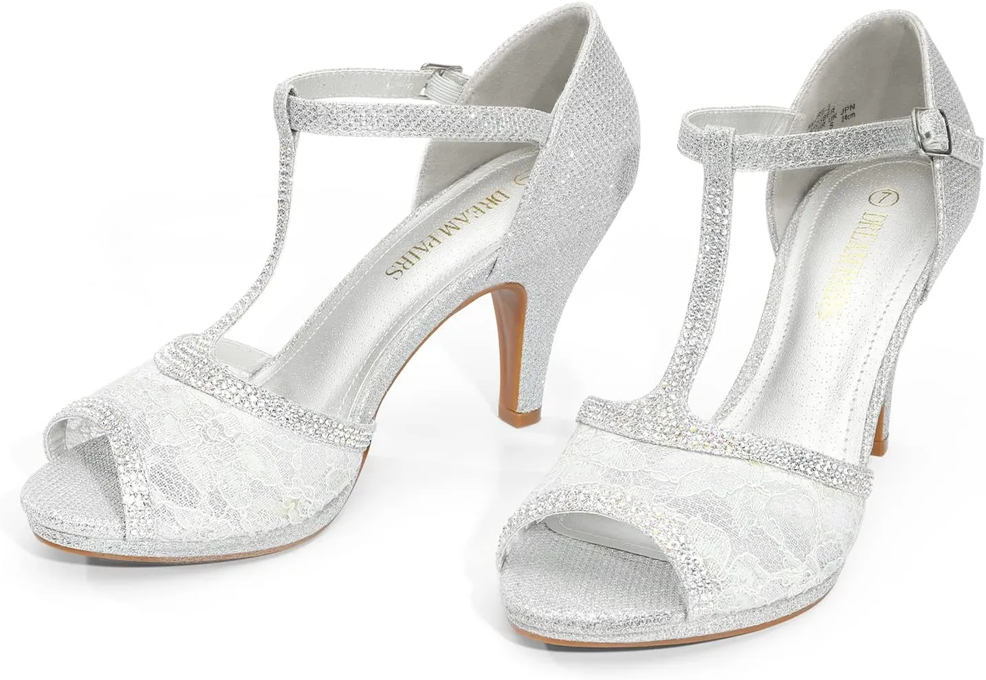 DREAM PAIRS Women's Fashion Stilettos Open Toe Pump Heel Sandals
