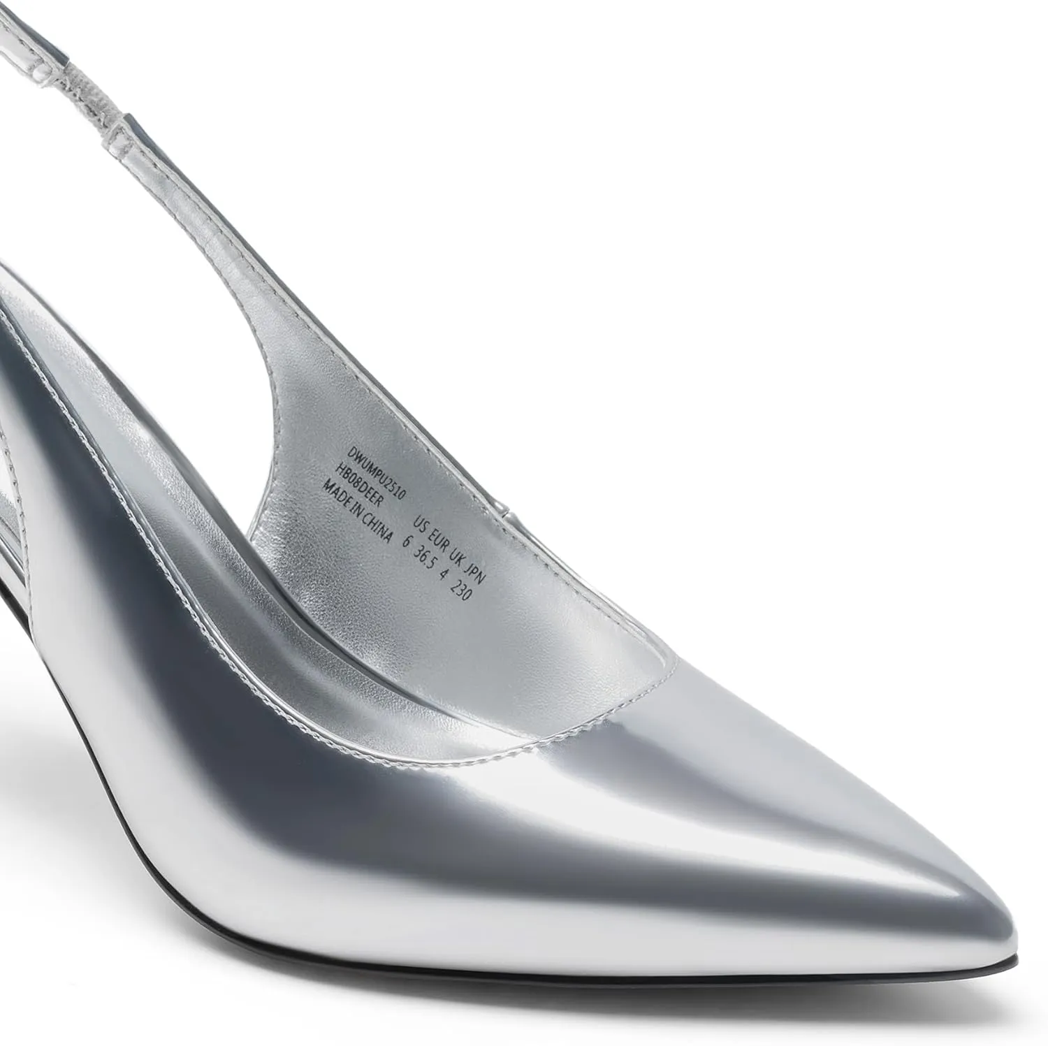 DREAM PAIRS Women's Heels Slingback Stiletto Pumps Shoes Pointed Closed Toe Kitten Heels Dress Bridal Elegant Wedding Sexy Party