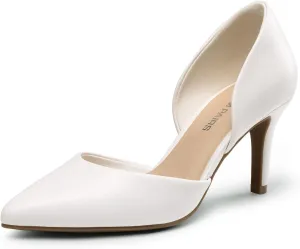 DREAM PAIRS Women's High Heel Closed Toe Dress Shoes Pumps Elegant Stiletto D'Orsay Slip On