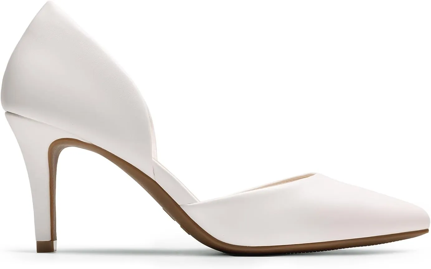DREAM PAIRS Women's High Heel Closed Toe Dress Shoes Pumps Elegant Stiletto D'Orsay Slip On