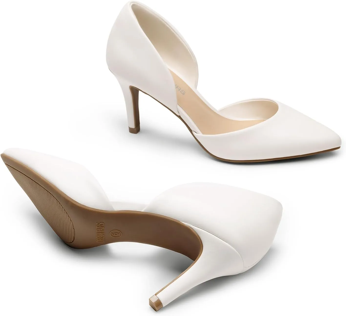 DREAM PAIRS Women's High Heel Closed Toe Dress Shoes Pumps Elegant Stiletto D'Orsay Slip On