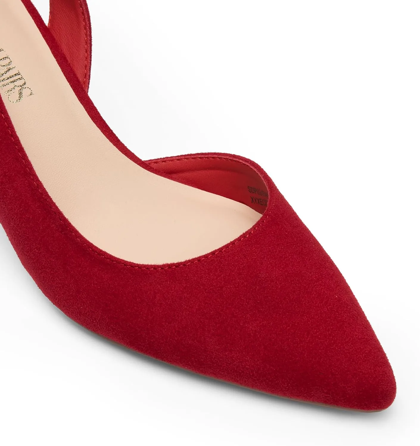 DREAM PAIRS Women's Kitten Heels Slingback Closed Pointed Toe Low Pumps Shoes Women Party Wedding Sexy Casual Dress Shoes