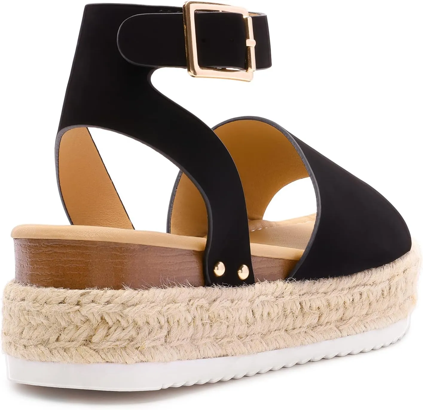 DREAM PAIRS Women's Platform Espadrilles Casual Ankle Strap Wedge Sandals Comfortable Dressy Summer Shoes