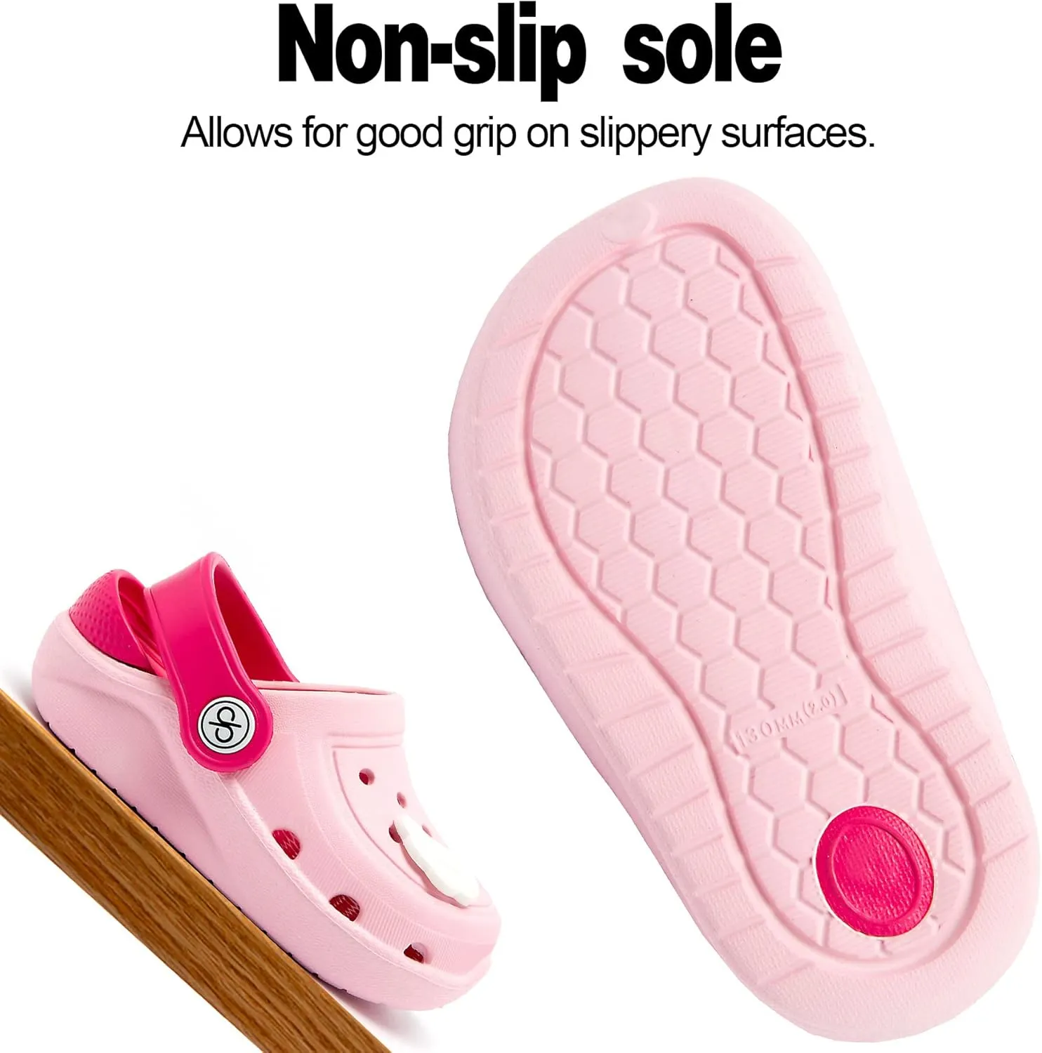 dripdrop Girls Comfort Clogs Kids Slip On Garden Shoes Boys Lightweight Beach Pool Slide Sandals Shower Slipper (Toddler/Little Kids)