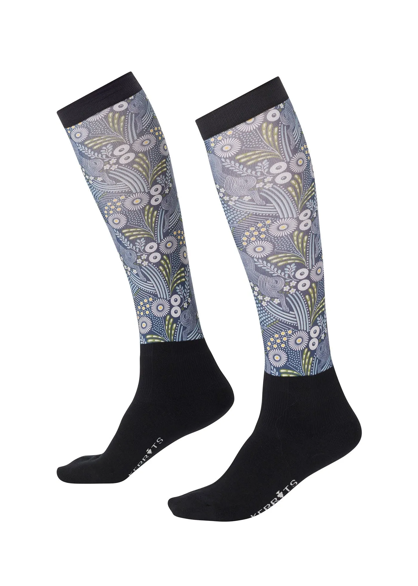 Dual Zone Equestrian Boot Socks - Print