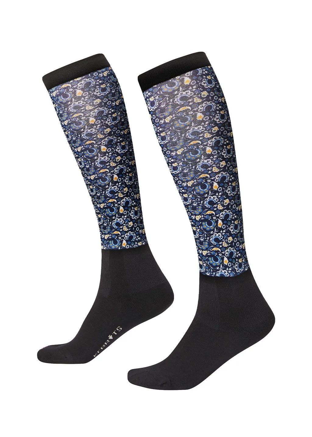 Dual Zone Equestrian Boot Socks - Print