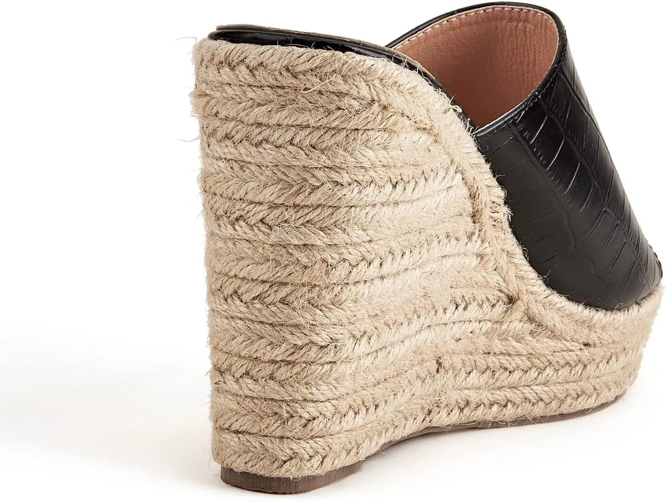EFTCAL Women's Open Toe Espadrille Retro Pattern Platform Wedge Sandals,Comfort Slip On Backless High Heel Slide,Fish Mouth Orthopedic Outdoor Casual Beach Sandals