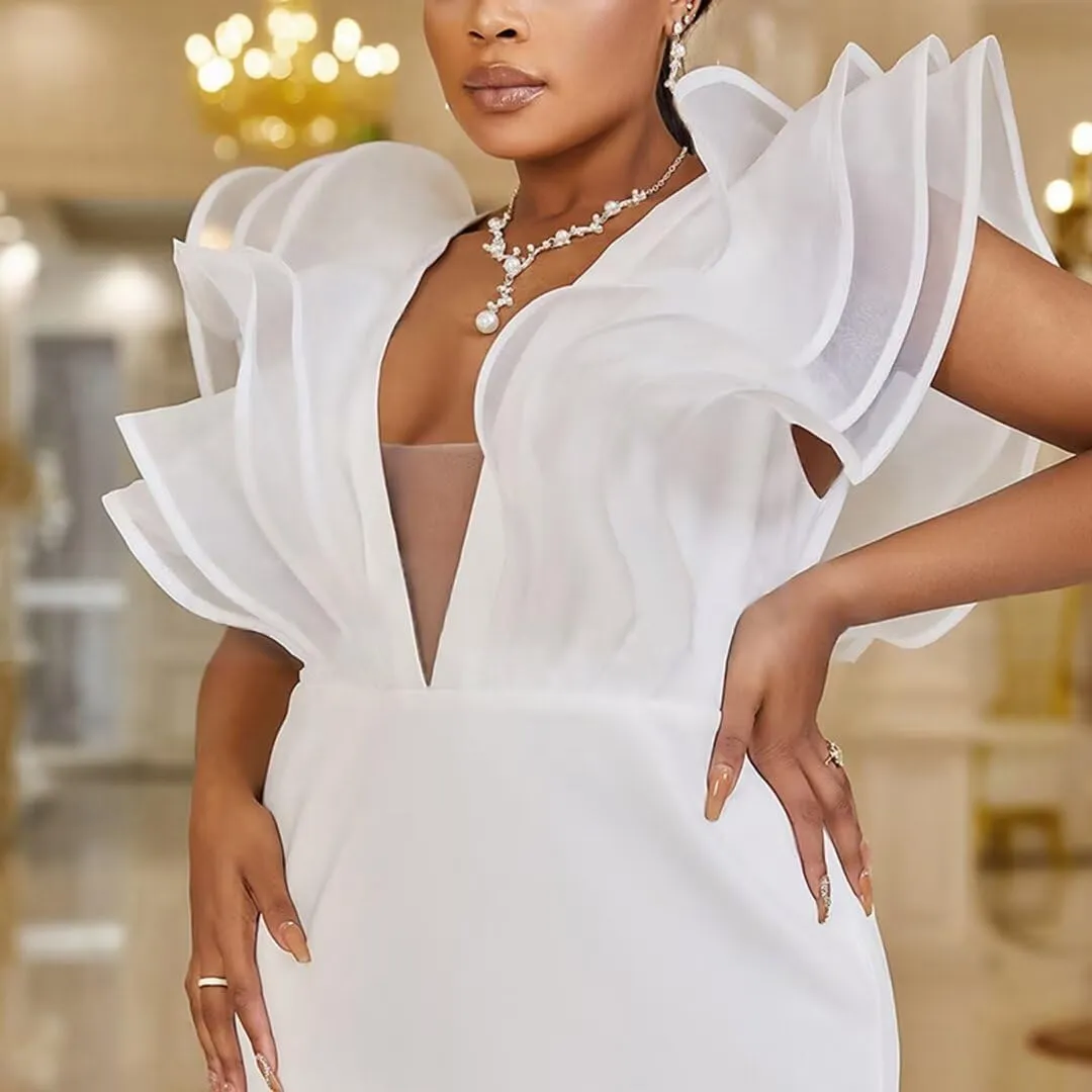 Elegant A Line Plus Size Wedding Dress for Women with Lace Applique Tulle Bridal Gown