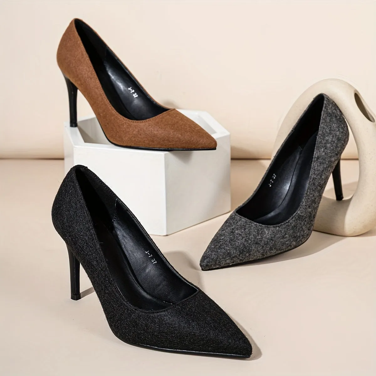 Elegant D'Orsay High Heel Pumps