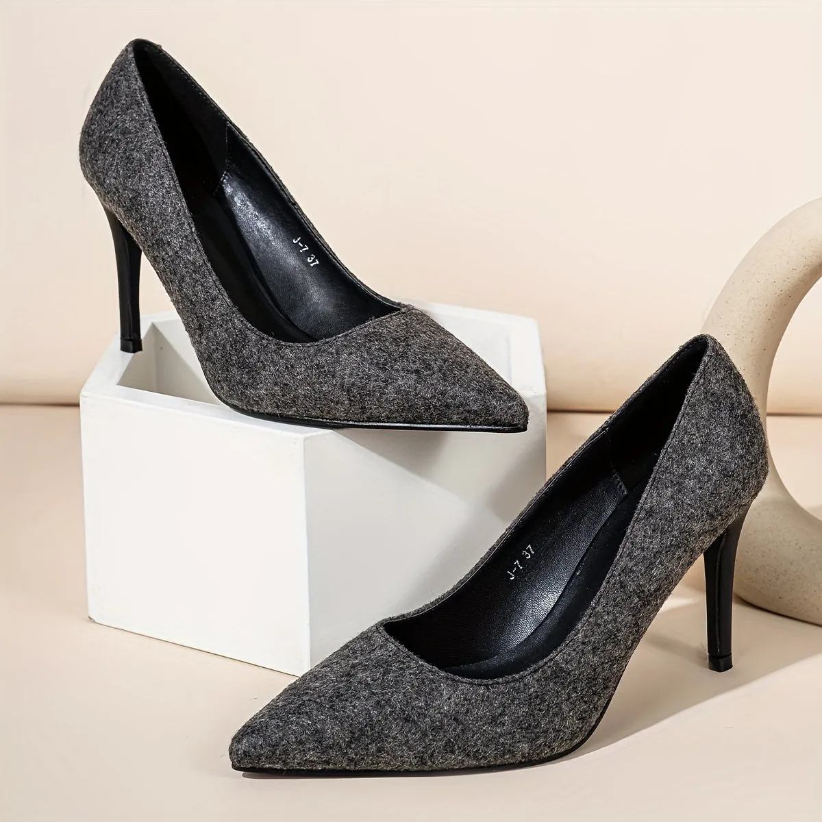 Elegant D'Orsay High Heel Pumps
