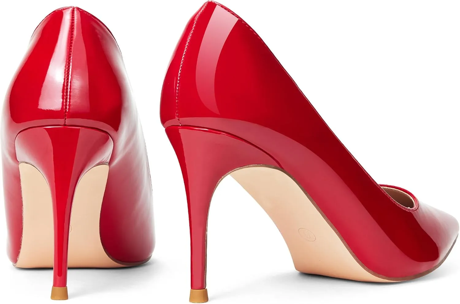 Elisabet Tang 3 in Classic Pointy Pull on Heeled Wedding Pumps - Comfortable Stiletto Closed Toe Dress Heels for Prom Work