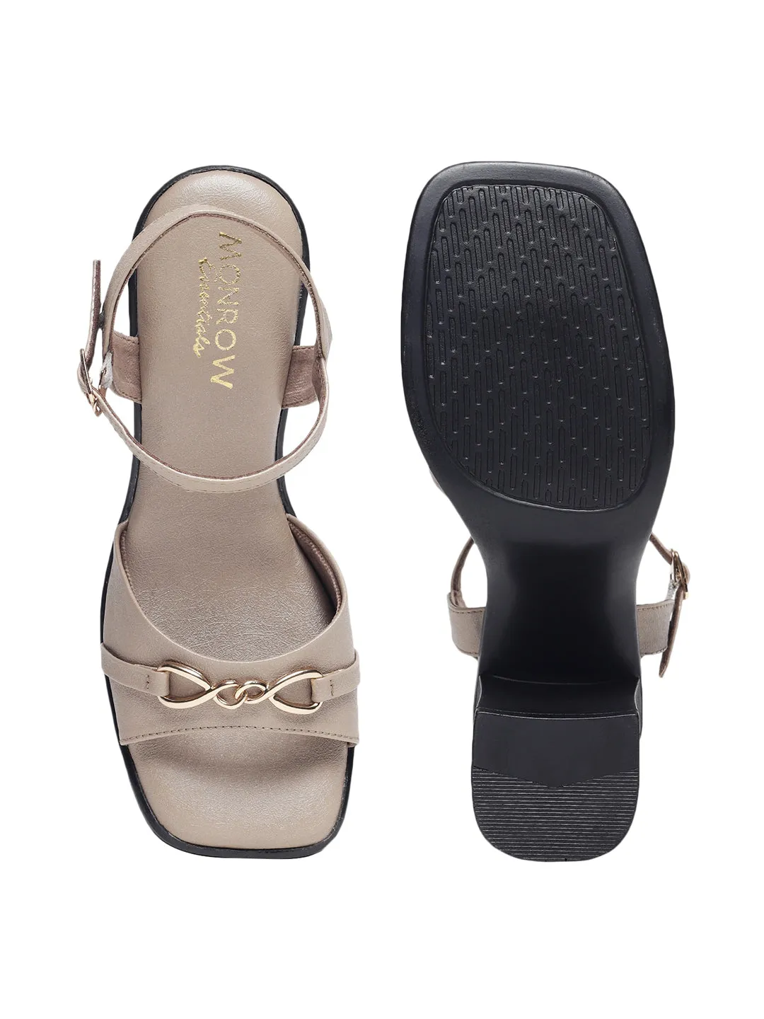Everlee Beige Platform Heels