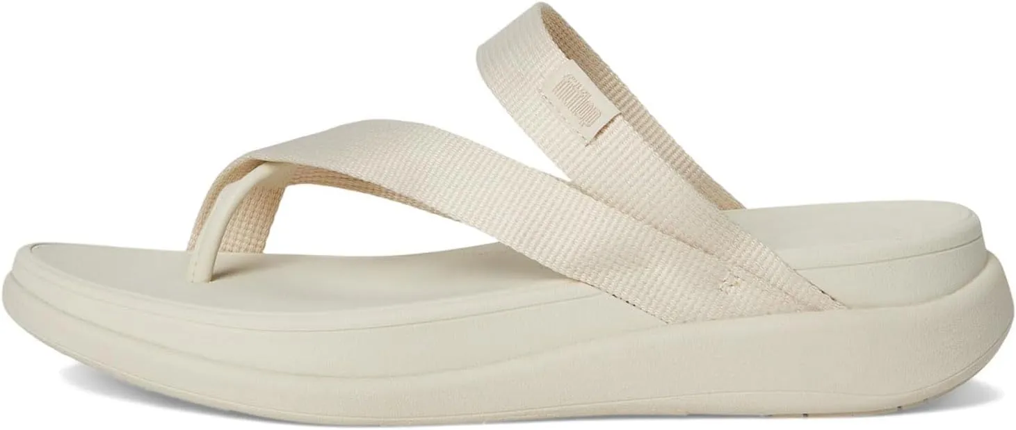 FitFlop Women's F-Mode Go Webbing Flatform Sling Toe-Post Sandals Wedge