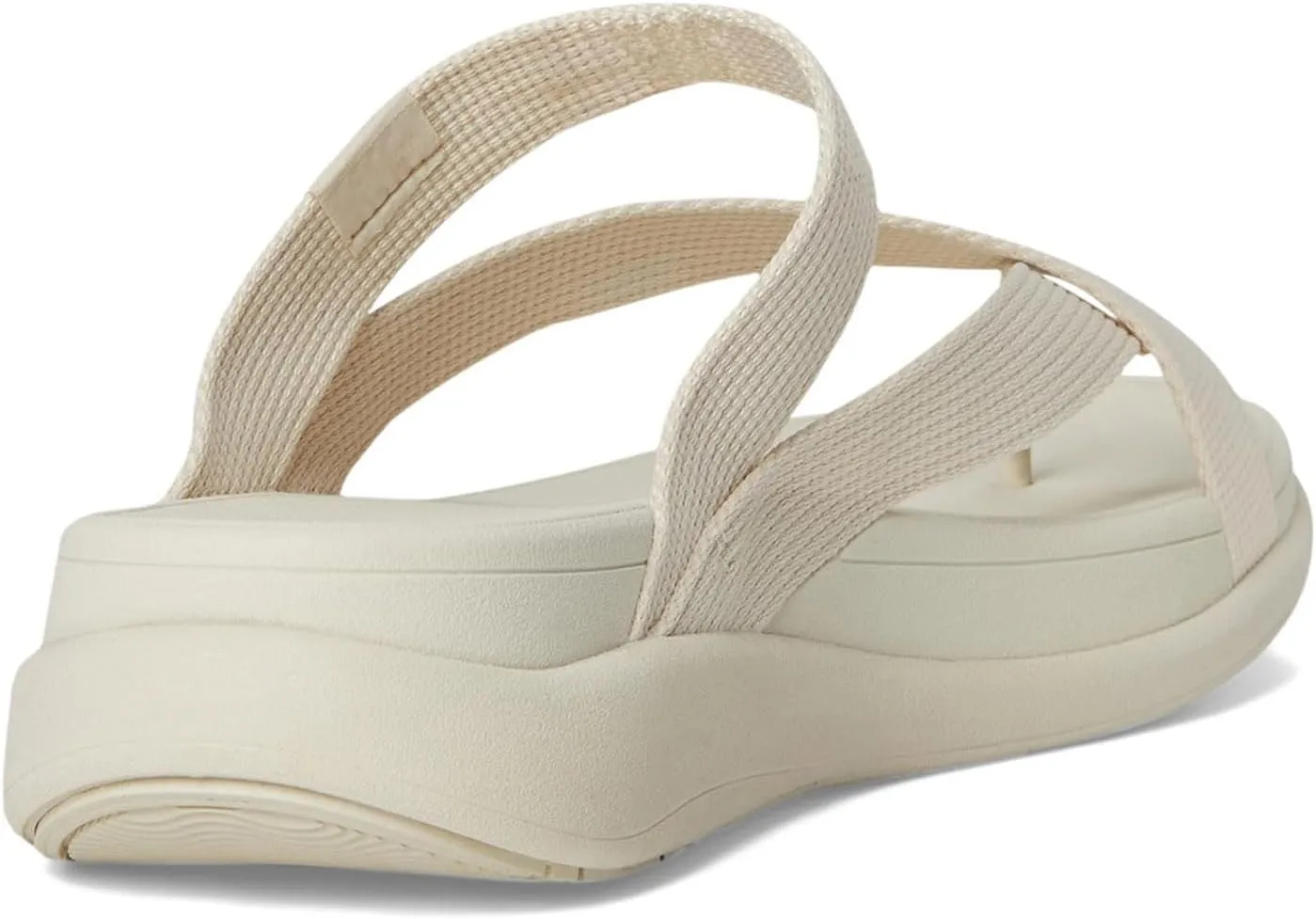 FitFlop Women's F-Mode Go Webbing Flatform Sling Toe-Post Sandals Wedge