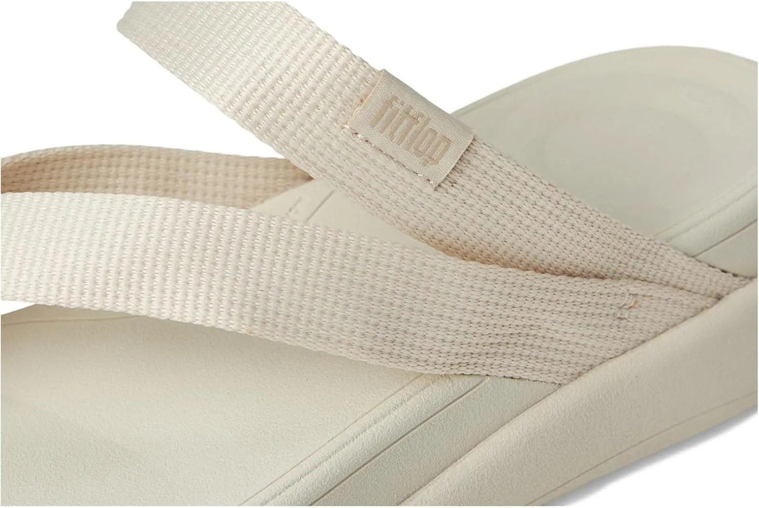 FitFlop Women's F-Mode Go Webbing Flatform Sling Toe-Post Sandals Wedge