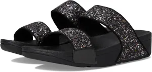FitFlop Women's Lulu Multi-Tonal Glitter Slides Wedge Sandal