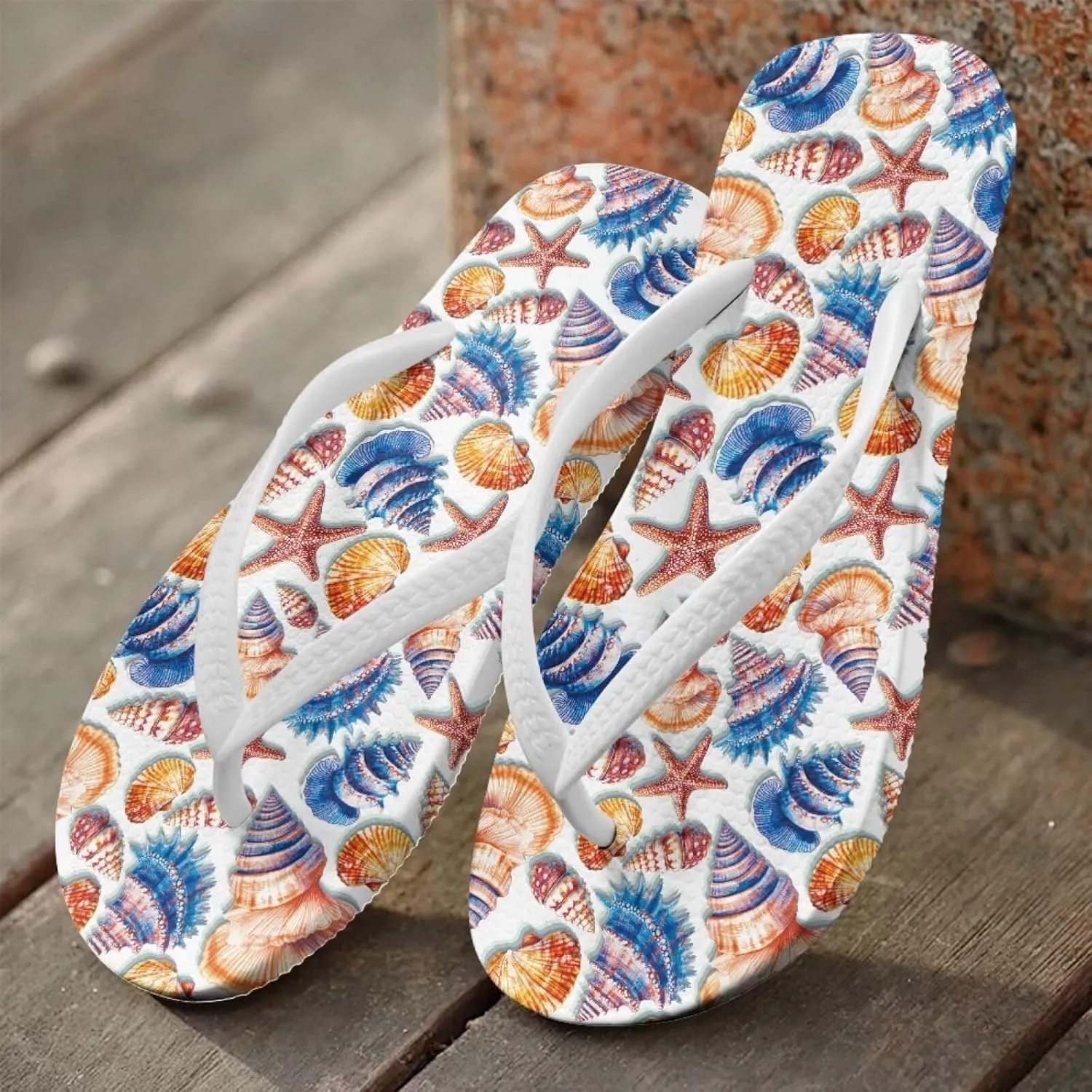 Flip Flops for Women Summer Soft Beach Slippers Lightweight Indoor and Outdoor Sandals