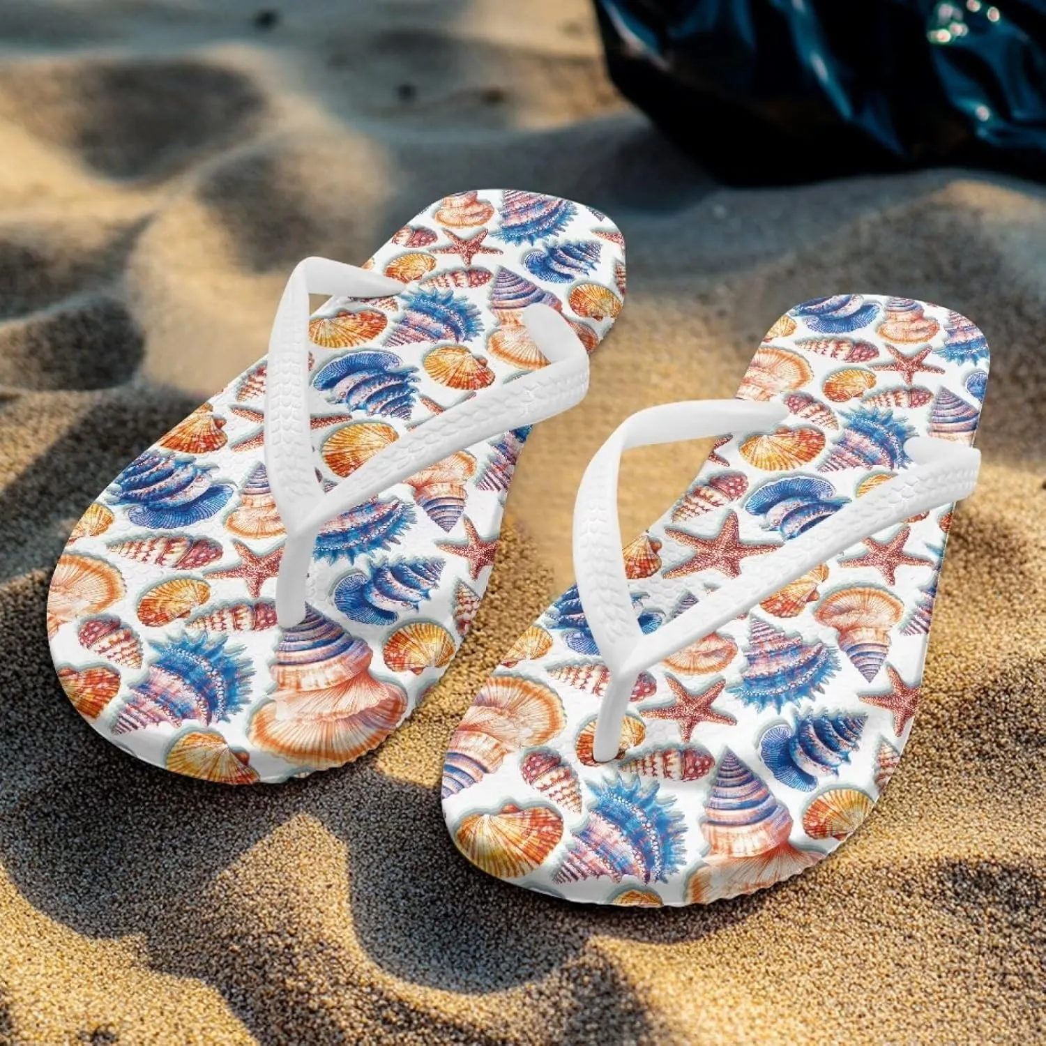 Flip Flops for Women Summer Soft Beach Slippers Lightweight Indoor and Outdoor Sandals