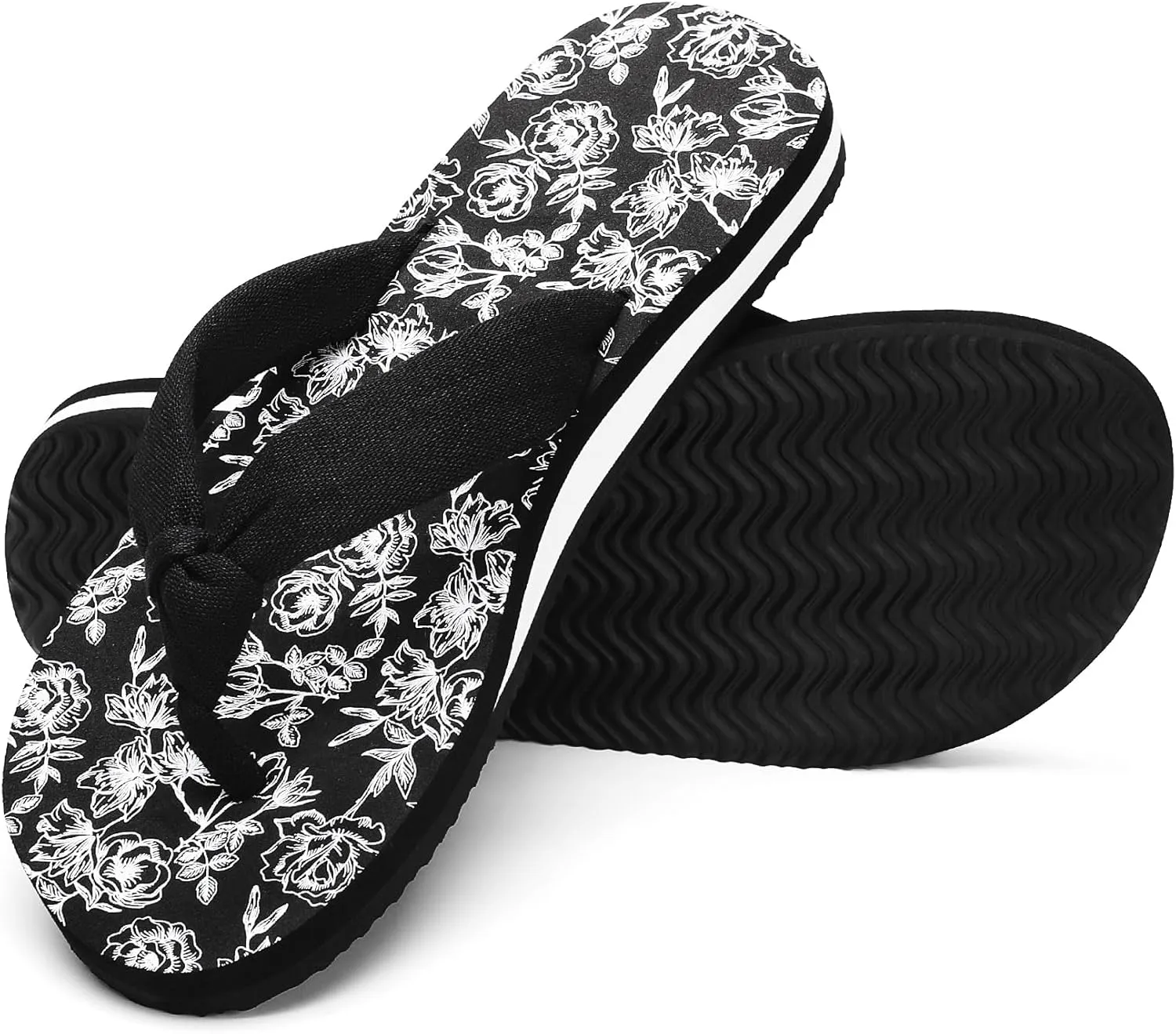 Flip Flops for Women,Yoga Mat Flip Flops Women,Beach Thong Sandals for Women,Indoor and Outdoor Womens Flip Flops