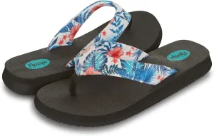 Floopi Flip Flops for Women Flat Yoga Mat Thong Womens Sandals Ladies Beach Sandals with Indoor & Outdoor Anti Skid Soles