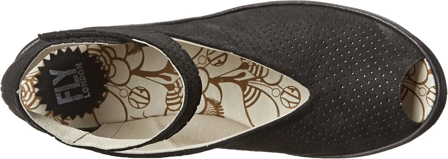FLY London Women's Yala Perforated Wedge Sandal