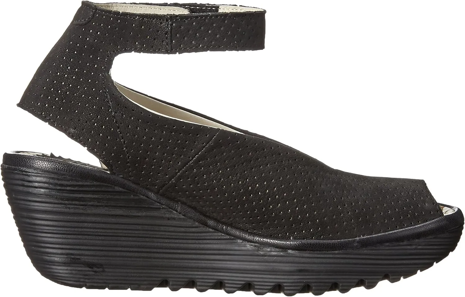 FLY London Women's Yala Perforated Wedge Sandal