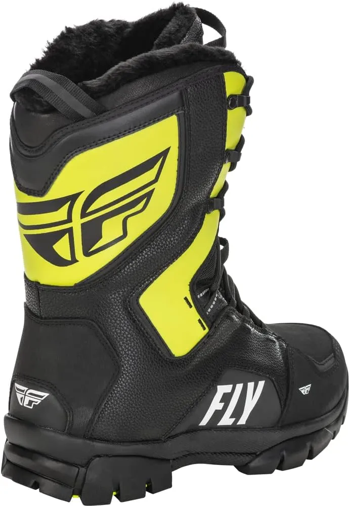Fly Racing Marker Snow Boot (Black/Grey/Hi-Vis, 10)