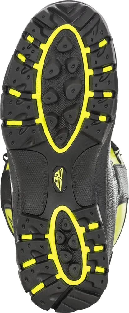 Fly Racing Marker Snow Boot (Black/Grey/Hi-Vis, 10)